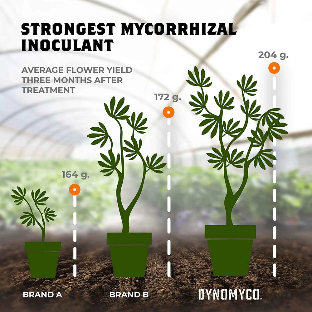 Dynomyco Premium Mycorrhizal Inoculant by DYNOMYCO - High Performing Strains