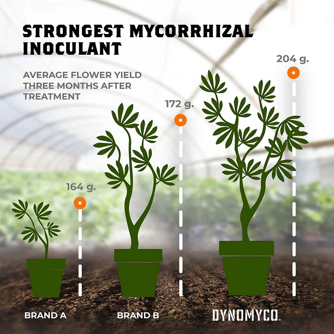 Dynomyco Premium Mycorrhizal Inoculant by DYNOMYCO - High Performing Strains