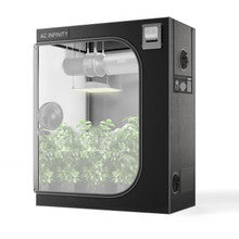 AC Infinity Cloudlab 642, Advance Grow Tent 4x2, Thickest 1 Inch Poles, Highest Density 2000D Diamond Mylar Canvas, 48" x 24" x 72"