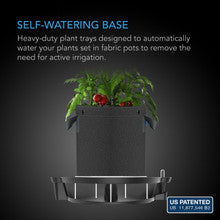 AC Infinity Self-Watering Fabric Pot Base, 4-Pack