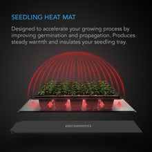 AC Infinity Suncore S3, Seedling Heat Mat with Heat Controller, IP-67 Waterproof, 10" X 20.75"